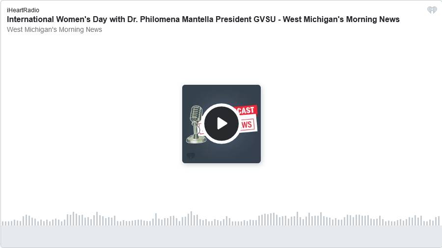 Screenshot of President Mantella's International Women's Day conversation